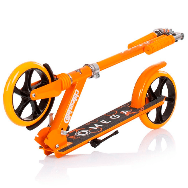 Детский двухколёсный самокат Chipolino Omega (3800931055462) Оранжевый 8 лет, 100 кг, Полиуретановые photo 4