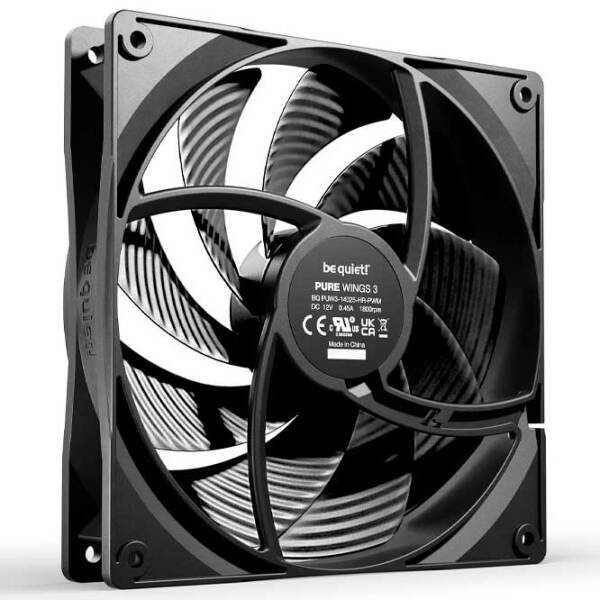 Ventilator de carcasă Be quiet! Pure Wings 3 Black  photo 2
