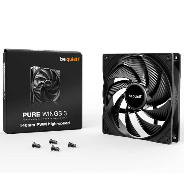 Ventilator de carcasă Be quiet! Pure Wings 3 Black  photo 5