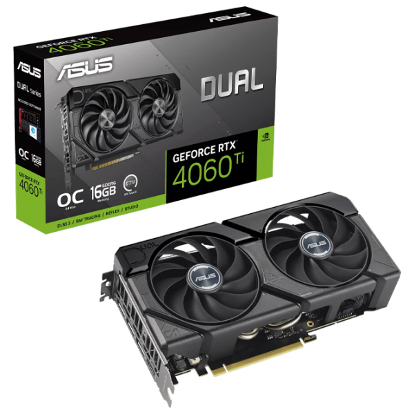 Placă video Asus GeForce RTX 4060 Ti EVO OC Edition 16 GB PCI Express x8 4.0 photo 6