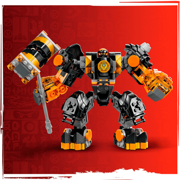 Constructor LEGO Cole's Elemental Earth Mech Multicolor Numărul de piese 235 , 7+ photo 5