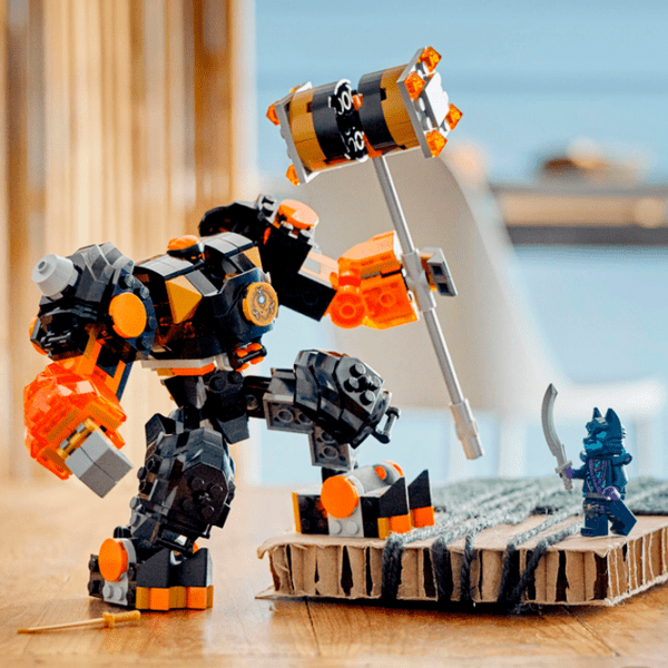 Constructor LEGO Cole's Elemental Earth Mech Multicolor Numărul de piese 235 , 7+ photo 8