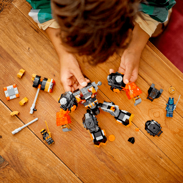 Constructor LEGO Cole's Elemental Earth Mech Multicolor Numărul de piese 235 , 7+ photo 9