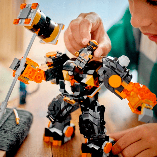 Constructor LEGO Cole's Elemental Earth Mech Multicolor Numărul de piese 235 , 7+ photo 10
