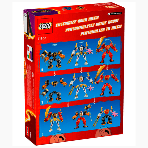 Constructor LEGO Cole's Elemental Earth Mech Multicolor Numărul de piese 235 , 7+ photo 12