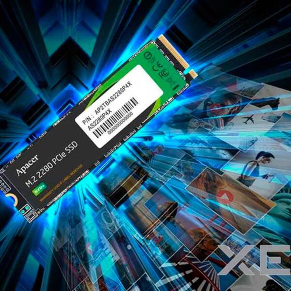 SSD Apacer AS2280Q4X M.2 NVMe 1 ТБ Скорость чтения: 5000 Мб/ с,
Скорость записи: 4400 Мб/ с photo 5