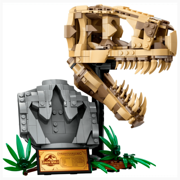 Constructor LEGO Dinosaur Fossils T. rex Skull Multicolor Numărul de piese 577, 9+ photo 2