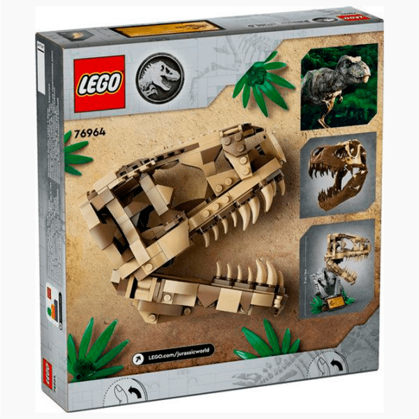 Constructor LEGO Dinosaur Fossils T. rex Skull Multicolor Numărul de piese 577, 9+ photo 6