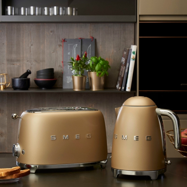 Ceainic electric Smeg KLF03CHMEU Champagne 2400 W, 1.7 l, Material interior: Inox photo 12