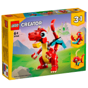 Constructor LEGO Red Dragon Red Numărul de piese 149, 6+
