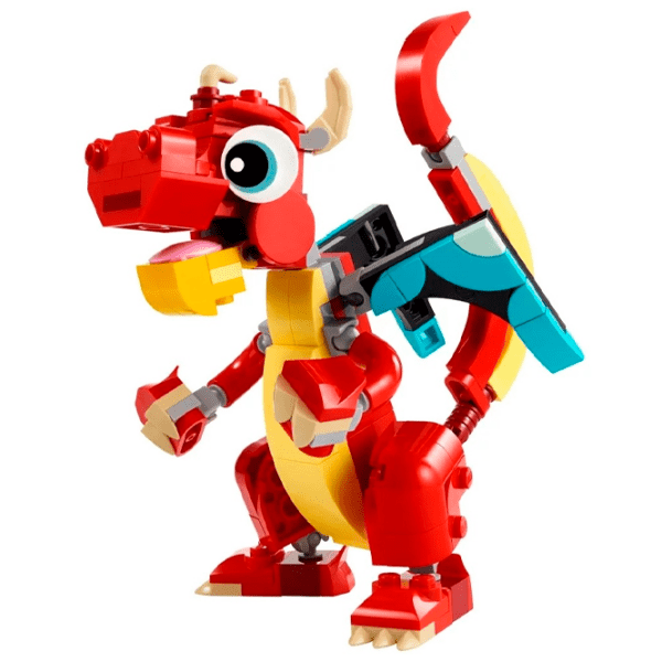 Constructor LEGO Red Dragon Red Numărul de piese 149, 6+ photo 5