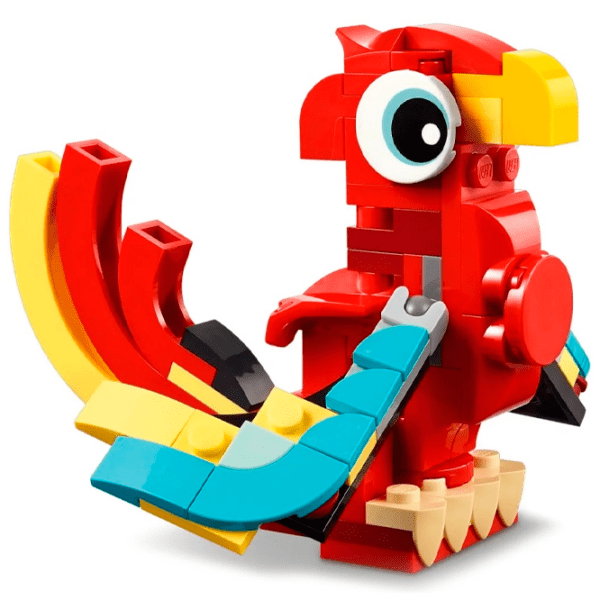 Constructor LEGO Red Dragon Red Numărul de piese 149, 6+ photo 7