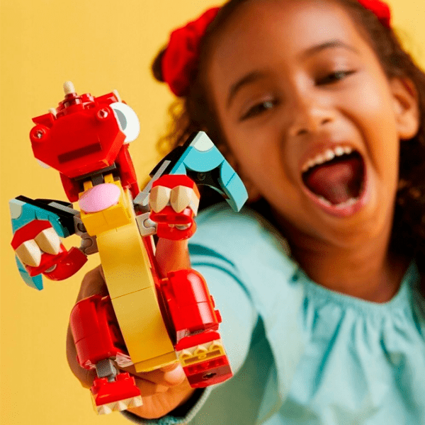 Constructor LEGO Red Dragon Red Numărul de piese 149, 6+ photo 8