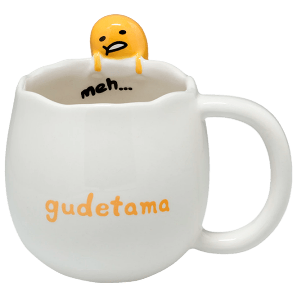 Cană Paladone Gudetama Shaped Mug White 400 ml photo 1