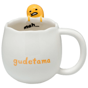 Cană Paladone Gudetama Shaped Mug White 400 ml