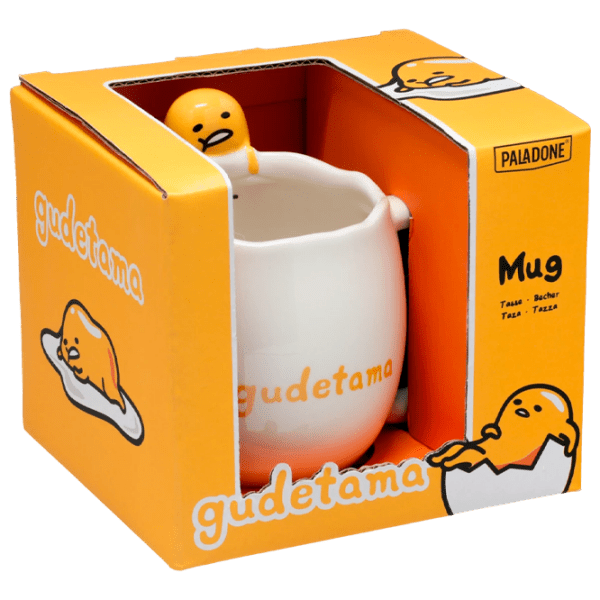 Cană Paladone Gudetama Shaped Mug White 400 ml photo 3