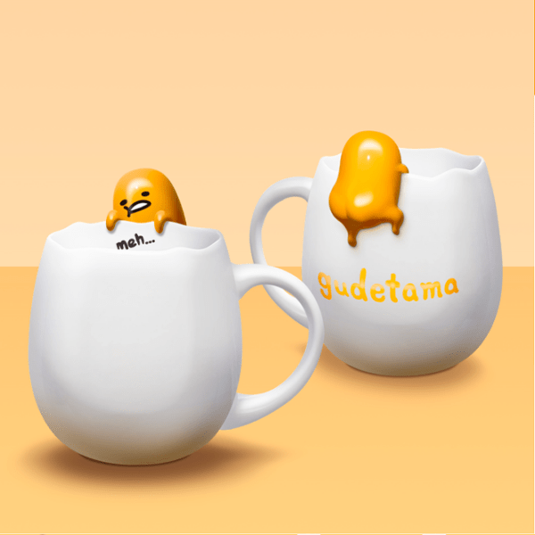 Cană Paladone Gudetama Shaped Mug White 400 ml photo 4