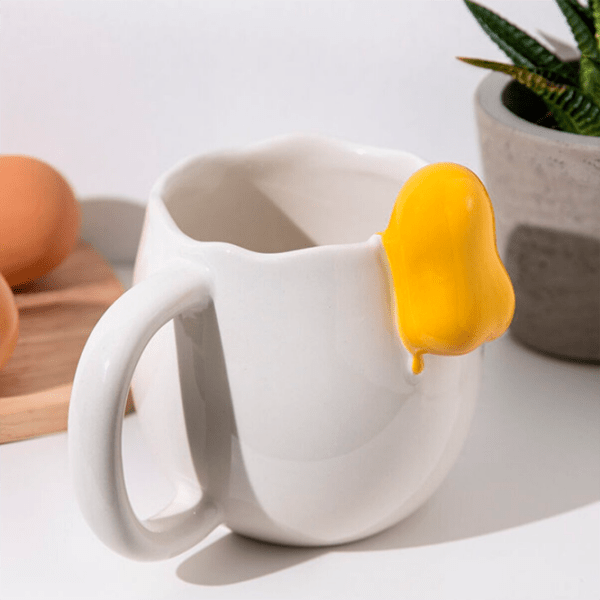 Cană Paladone Gudetama Shaped Mug White 400 ml photo 5