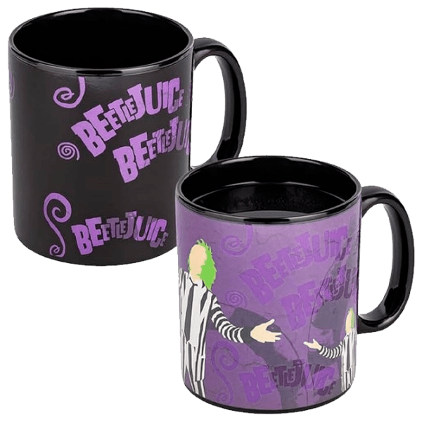 Cană Paladone Beetlejuice XL Heat Change Mug Multicolor 550 ml photo 1