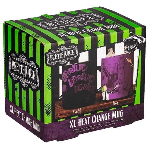 Cană Paladone Beetlejuice XL Heat Change Mug Multicolor 550 ml photo 3