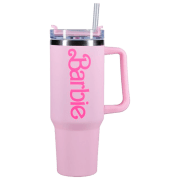 Термокружка Paladone Barbie Multiway Travel Cup with Straw Pink 1200 мл