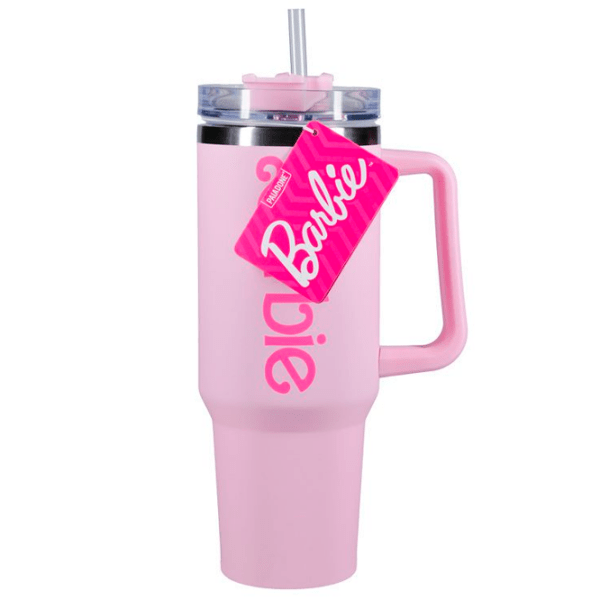 Термокружка Paladone Barbie Multiway Travel Cup with Straw Pink 1200 мл photo 2