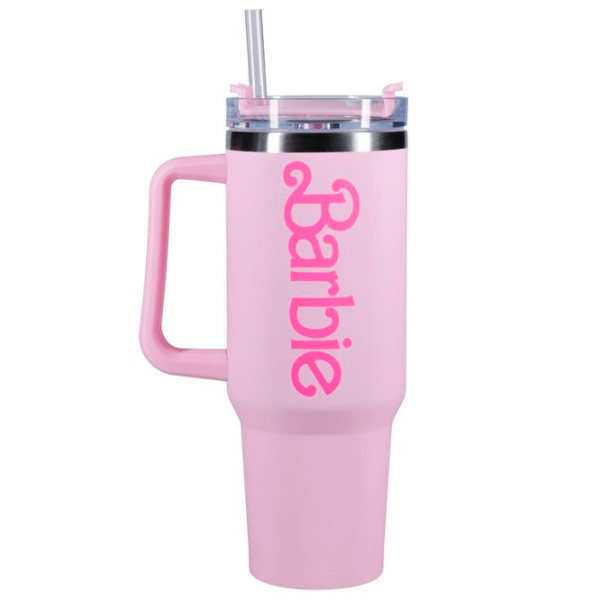 Термокружка Paladone Barbie Multiway Travel Cup with Straw Pink 1200 мл photo 4