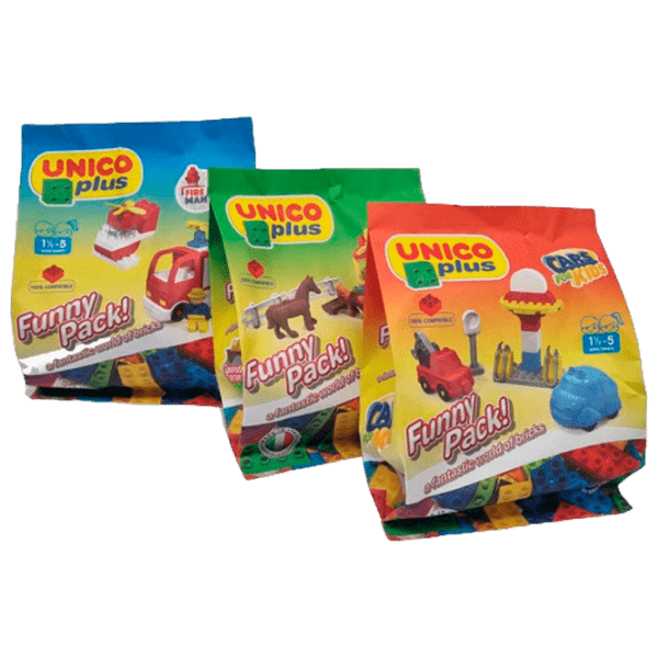 Constructor Androni FunnyPack Multicolor Numărul de piese 46, 18+ luni photo 1