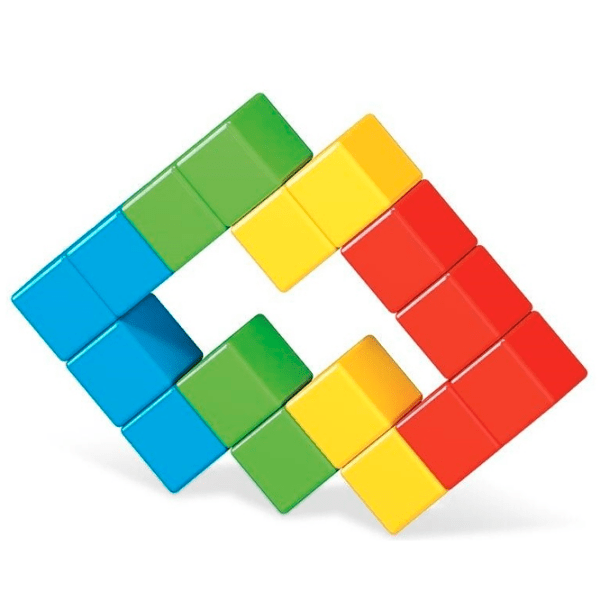 Конструктор Geomag FullColor Recycled Crystal Разноцветный Количество деталей 16, 1+ photo 4