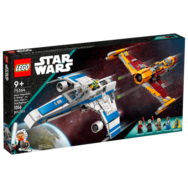 Конструктор LEGO New Republic E-Wing VS. Shin Hatis Starfighter Разноцветный Количество деталей 956, 9+ photo 1