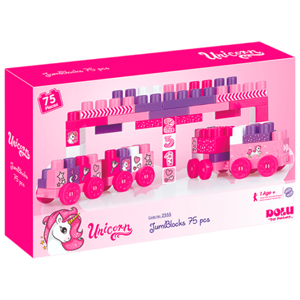 Конструктор Dolu Toy Unicorn Розовый Количество деталей 75 , 1+ photo 1