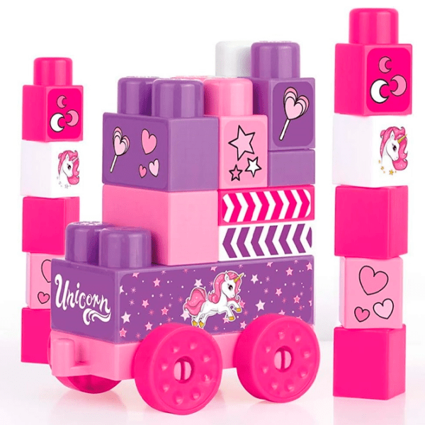 Конструктор Dolu Toy Unicorn Розовый Количество деталей 75 , 1+ photo 6