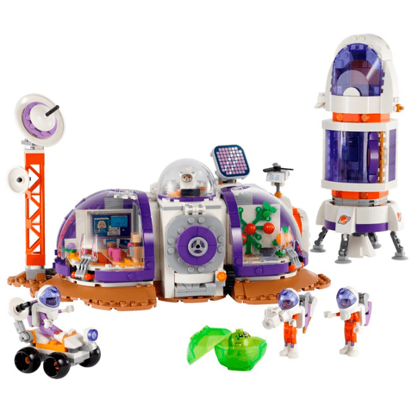Constructor LEGO Mars Space Base and Rocket Multicolor Numărul de piese 981, 8+ photo 2