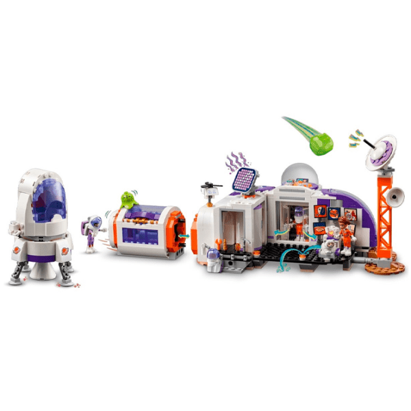 Constructor LEGO Mars Space Base and Rocket Multicolor Numărul de piese 981, 8+ photo 3