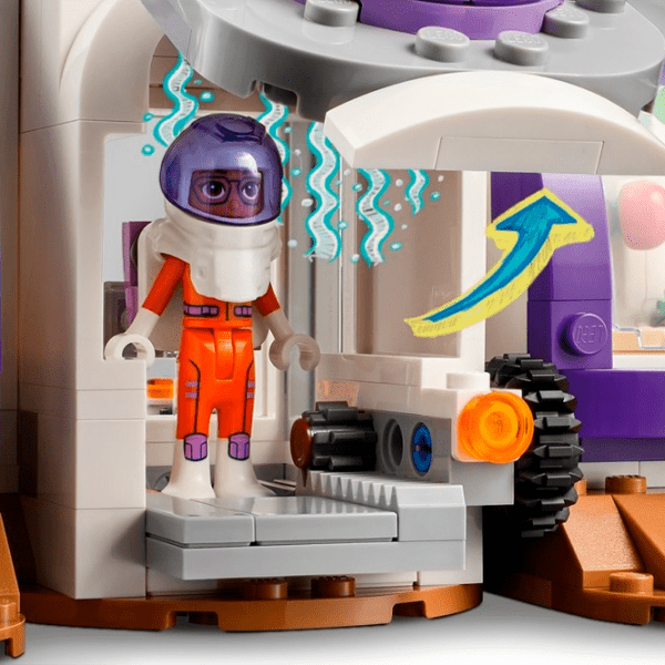 Constructor LEGO Mars Space Base and Rocket Multicolor Numărul de piese 981, 8+ photo 7