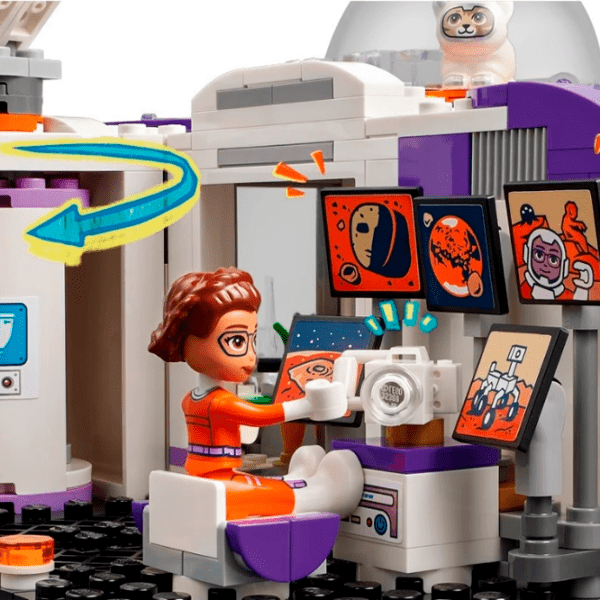 Constructor LEGO Mars Space Base and Rocket Multicolor Numărul de piese 981, 8+ photo 8