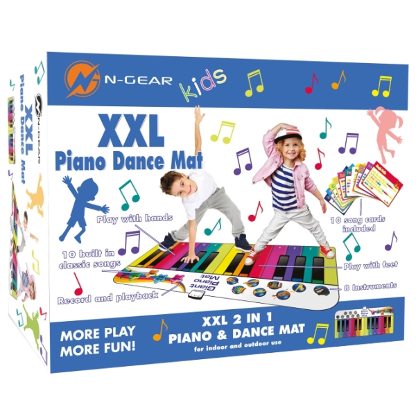 Пианино для детей N-Gear XXL Piano Dance Mat 24 Разноцветный Рекомендуемый возраст: 3+ photo 5