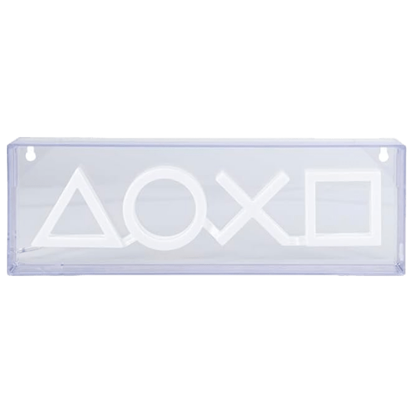 Lampă de noapte Paladone Playstation Neon Transparent Rețea photo 2