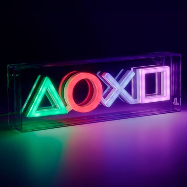 Lampă de noapte Paladone Playstation Neon Transparent Rețea photo 5