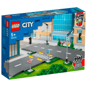 Constructor LEGO Road Plates Gray Numărul de piese 112, 5+
