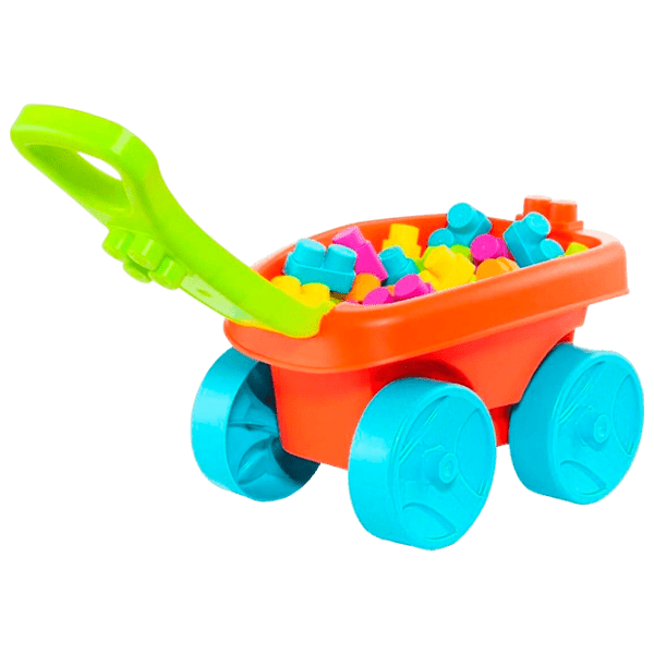 Конструктор Molto Wagon Blocks Red Разноцветный Количество деталей 20, 1+ photo 1