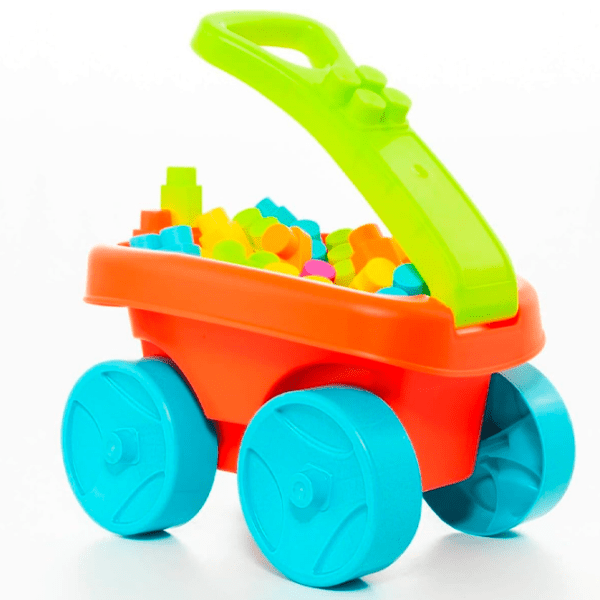 Конструктор Molto Wagon Blocks Red Разноцветный Количество деталей 20, 1+ photo 3