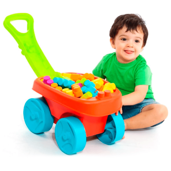 Конструктор Molto Wagon Blocks Red Разноцветный Количество деталей 20, 1+ photo 4