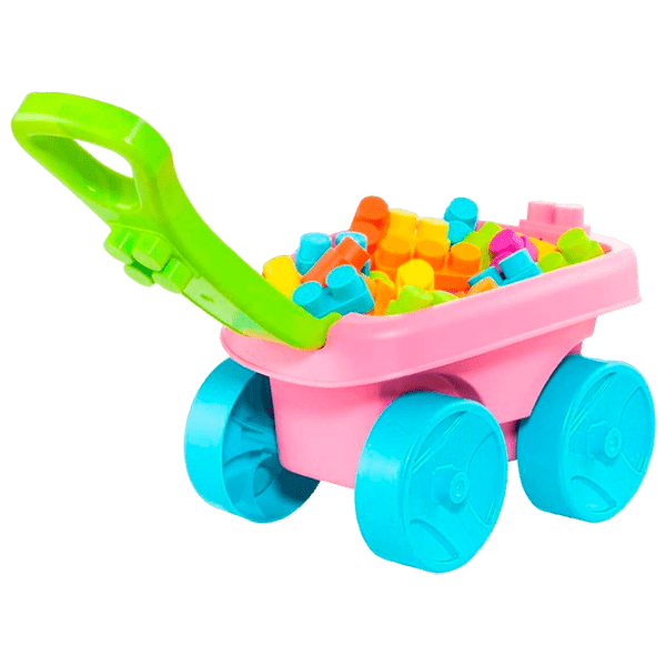 Конструктор Molto Wagon Blocks Розовый Количество деталей 20, 1+ photo 1