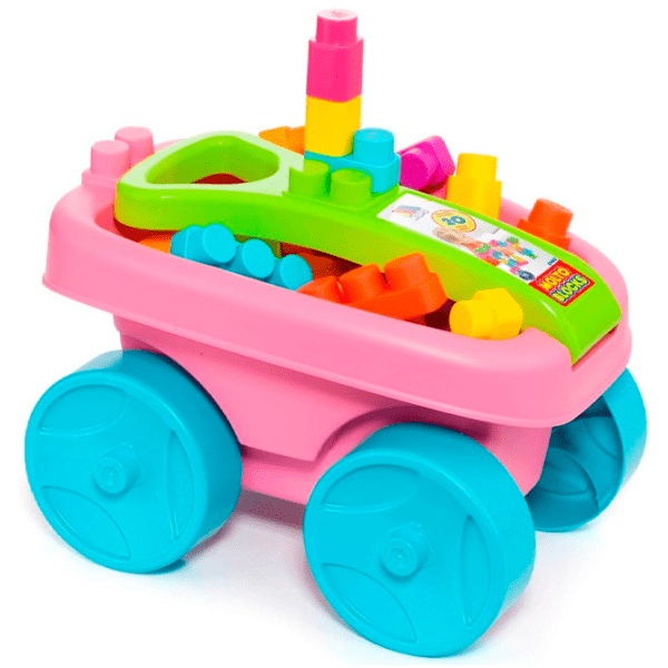 Конструктор Molto Wagon Blocks Розовый Количество деталей 20, 1+ photo 2