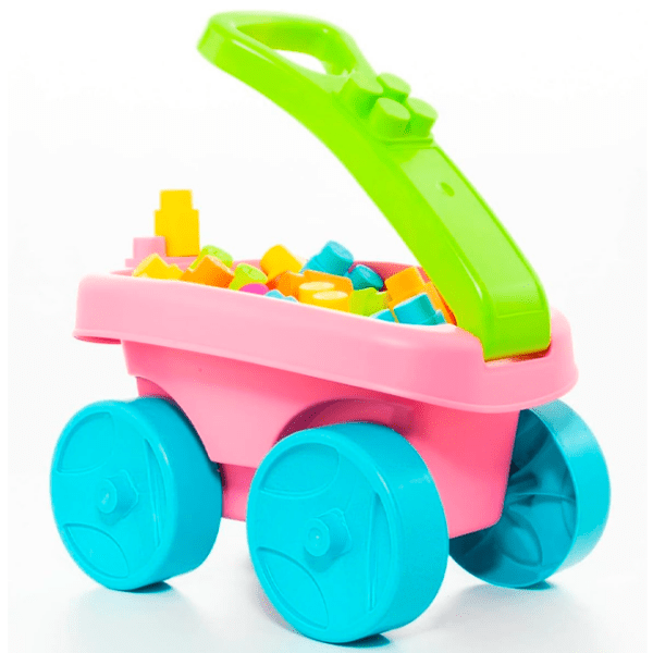 Конструктор Molto Wagon Blocks Розовый Количество деталей 20, 1+ photo 3