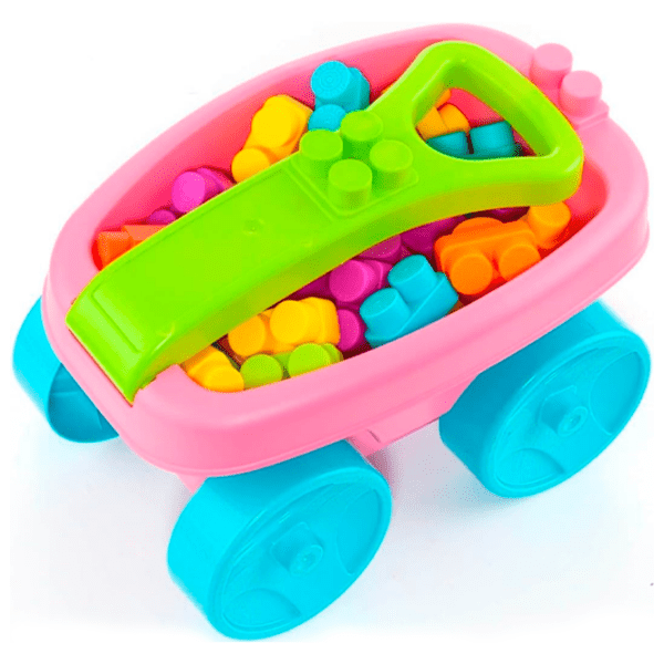 Конструктор Molto Wagon Blocks Розовый Количество деталей 20, 1+ photo 4