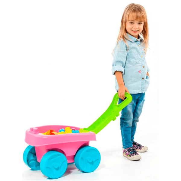 Конструктор Molto Wagon Blocks Розовый Количество деталей 20, 1+ photo 6
