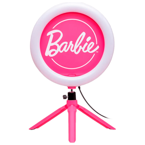 Trepied cu lampă Paladone Barbie Streaming Light 259 mm Pink  photo 1
