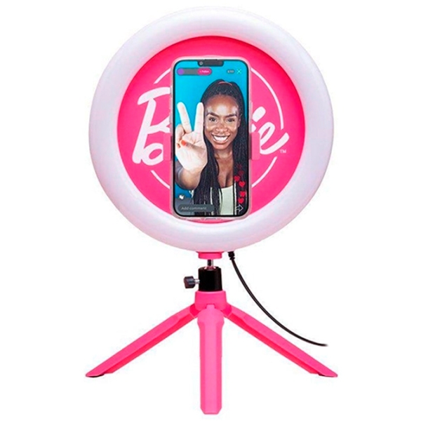 Trepied cu lampă Paladone Barbie Streaming Light 259 mm Pink  photo 3